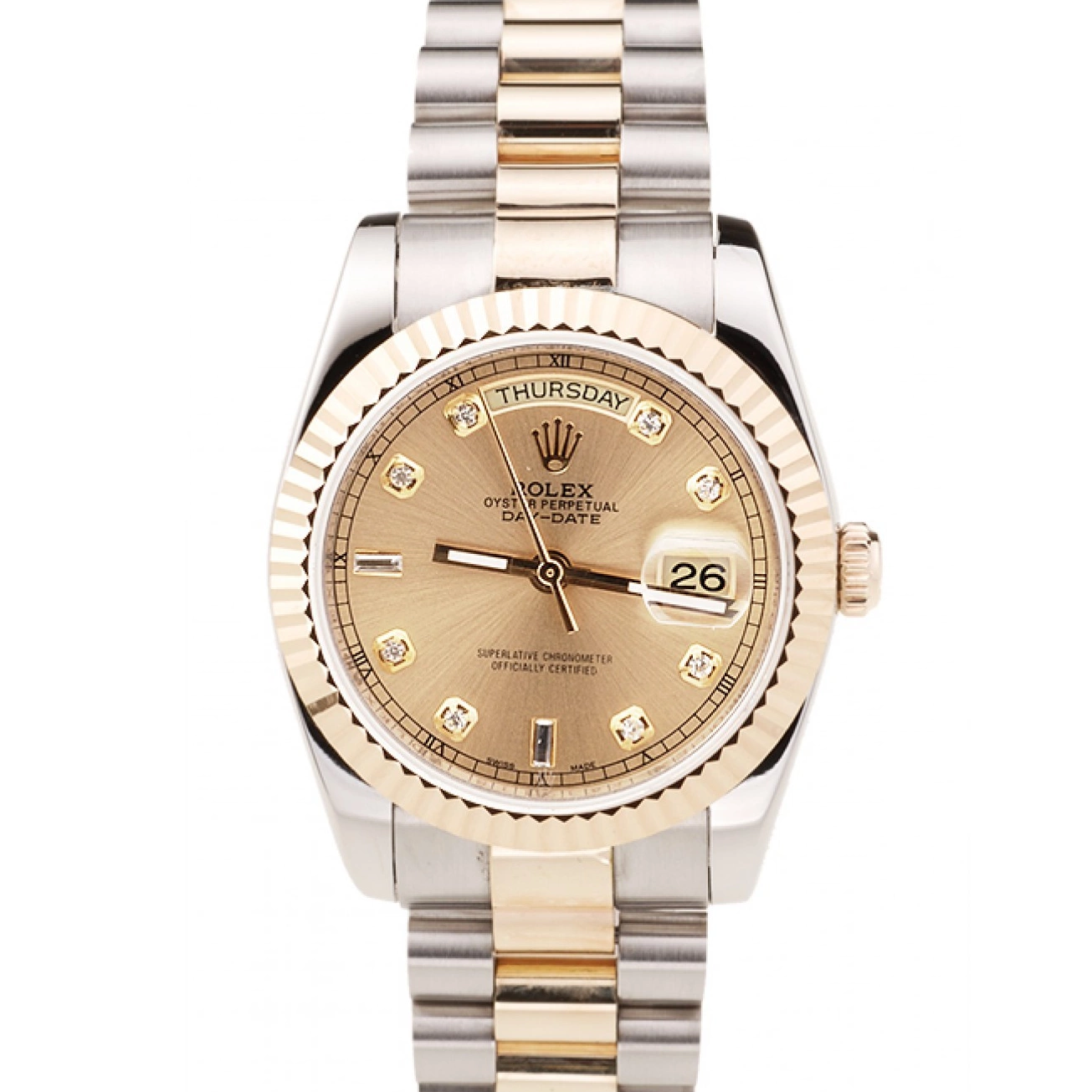 Aaa replica watch Swiss Mechanism-srl58 Rolex Day-Date 0818